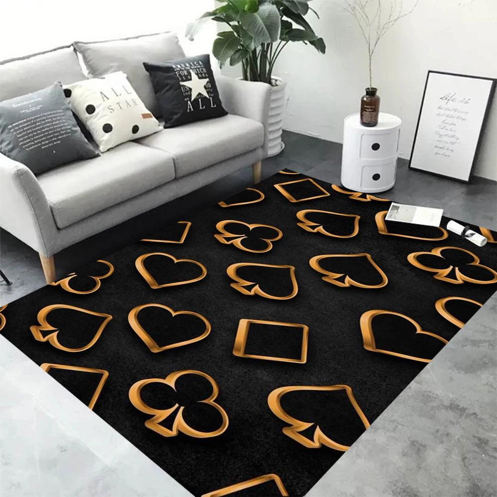 Checkered Squares 3D Printing for Bedroom Living Room Hallway Long Strip Carpet Anti-slip Area Rug Sofa Doormat Home Decor Mats