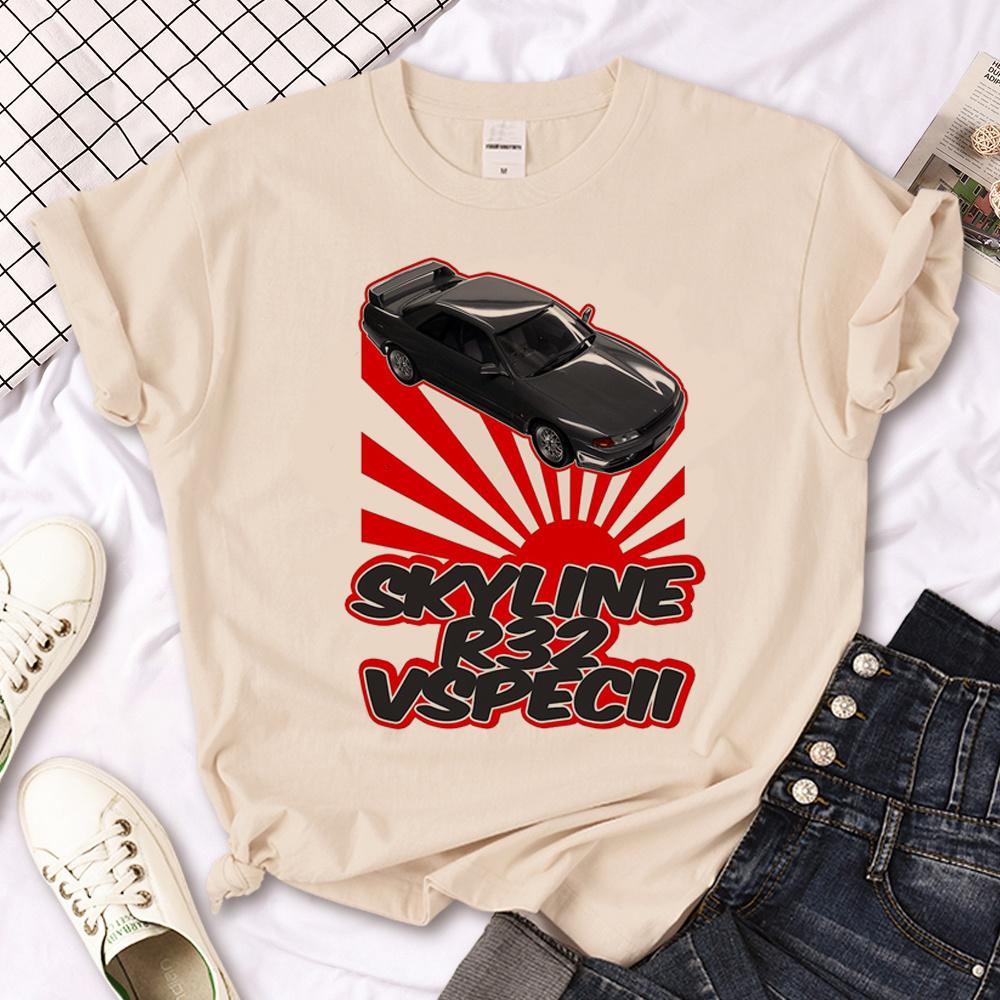 Skyline R32 T Shirt Men Japanese Manga Tshirt Male Designer Japanese Funny Clothes