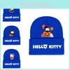 Printed Knit Halloween Cap For Winter Teens And Cartoon Enthusiasts