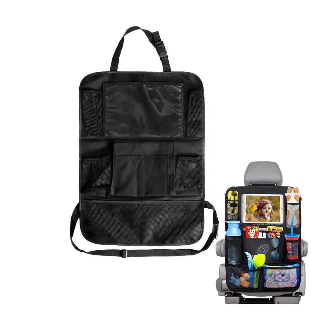 Seat Back Pocket, Car Storage Pocket, Kick Guard, Rear Seat Storage Bag, Storage Pockets,