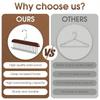 Suit Clothes Hangers 8 Hooks Multifunctional Wooden Hanger Saving Caps