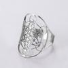 Sacred Geometry Seal Of Archangel Metatron Ring Adjustable Stainless Steel Rings For Women Men