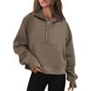 Women S Hooded Zip Thick Sweatshirt Casual Autumn Winter