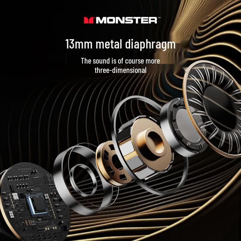 Monster XKT26 Wireless Noise-Cancelling Bluetooth Earphones
