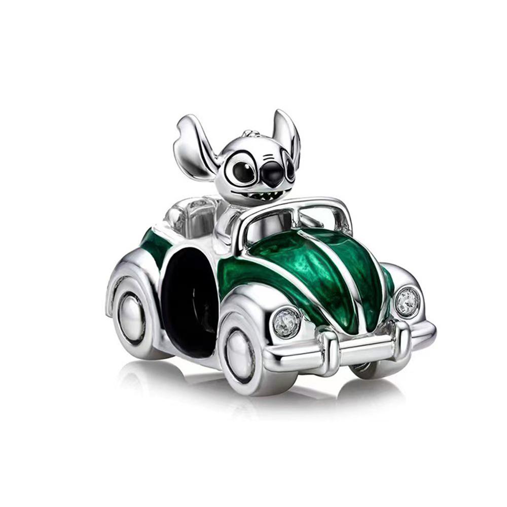New 925 Silver Cartoon Butterfly Dog Charm Beads Suitable for Women Bracelet Fashion Wedding Jewelry Gifts