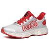 Anta Cushioning Slip Resistant Low top Running Shoes Women's White Red 122025520-13