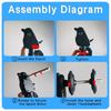 Professional Fishing Lines Winder Device Stable Spooler Machine For Easily Quick Spooling Fishing Tool Enduring