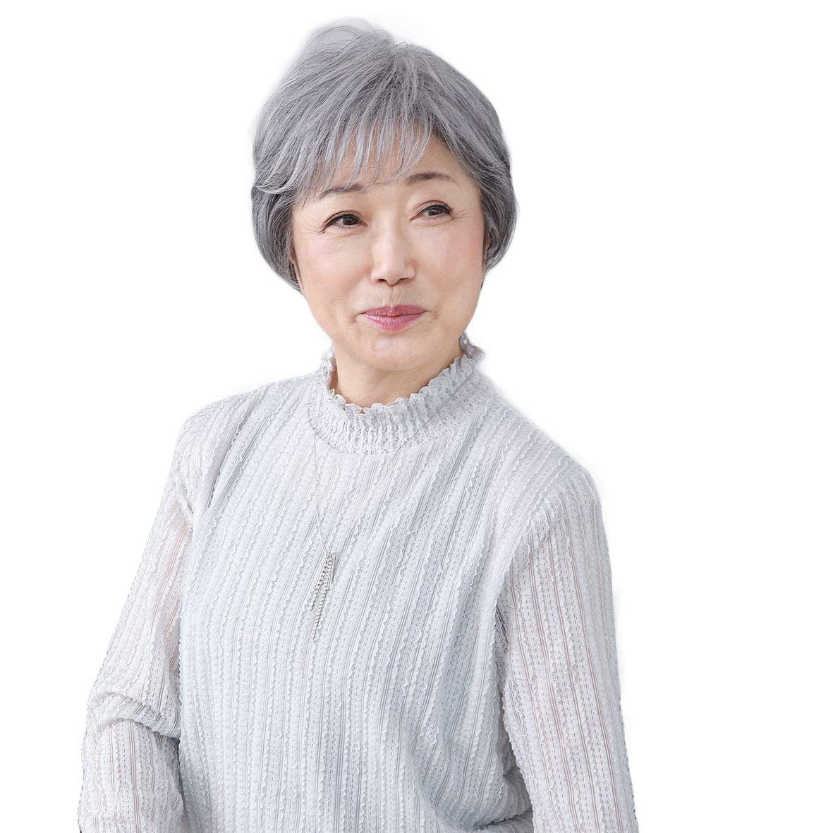 

Полный парик для женщин, перьевые локоны, половина термостойких темно-серых волос