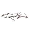 10pcs Stainless Steel Pin  Connector Chain Eight-shaped Ring Pin Connector Fishing Accessories