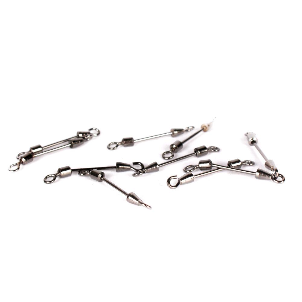 10pcs Stainless Steel Pin  Connector Chain Eight-shaped Ring Pin Connector Fishing Accessories