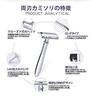 Melo Alloy Gentle on Full Body Hair Classic Includes Replacement Perfect for and Everyday Stainless Steel Razor Double-Edged Razor, Material, Holder,