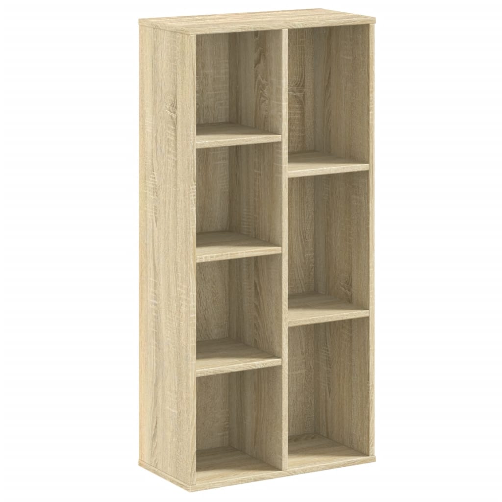 Vidaxl Regał, Dąb Sonoma, 50X25X105 Cm, Materiał Drewnopochodny