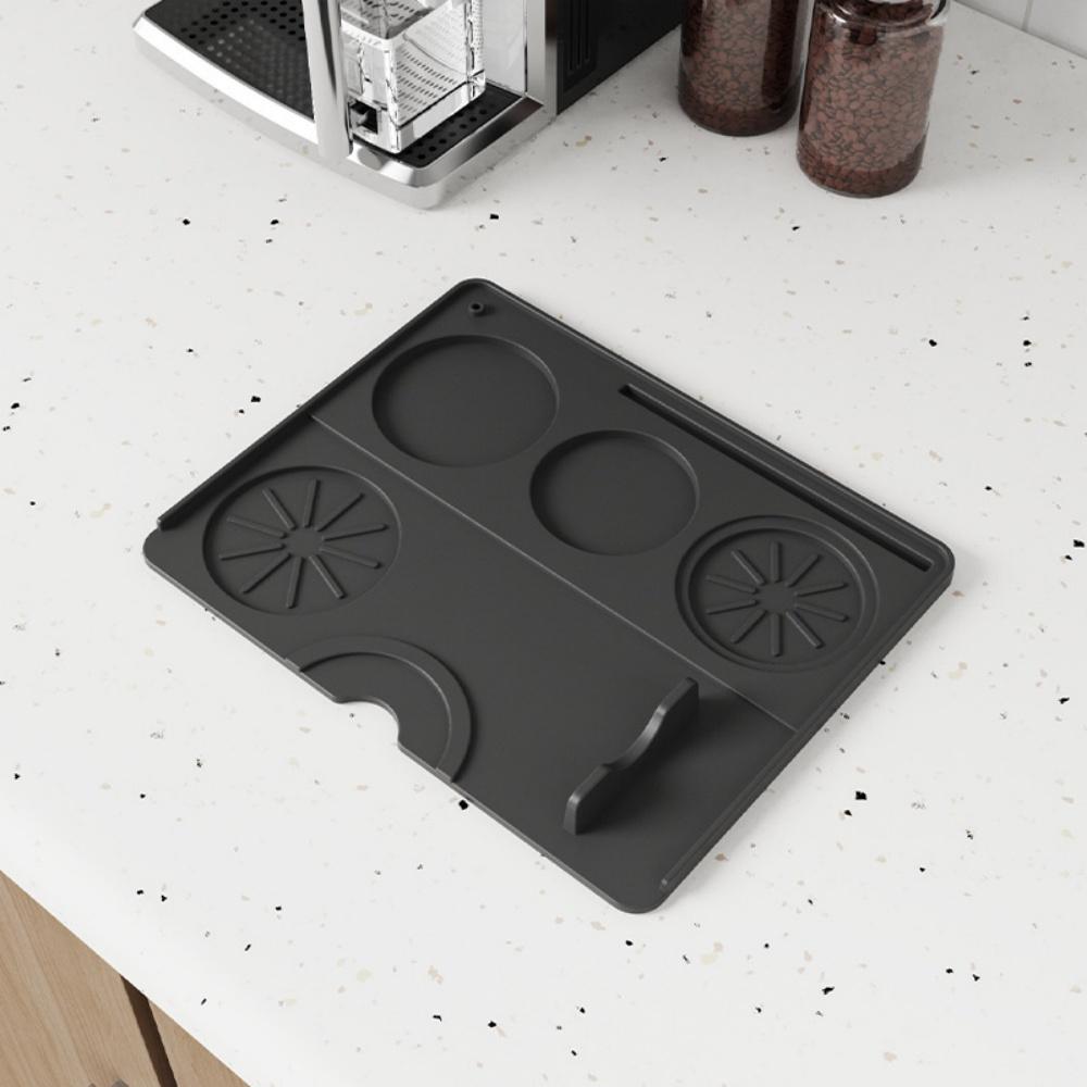 Coffee Tamper Cushion Tool Silicone Pad Espresso Maker Bar Coffeeware Accessories Supplies Tamp Station Mat for Home and Cafe