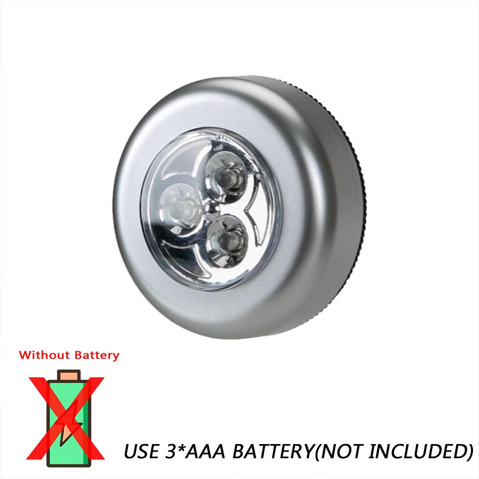 Mini lampka nocna 3 LED lampka nocna szafka na schody łazienka oświetlenie nocne pokój lampka do czytania zewnętrzna lampa na baterie AAA