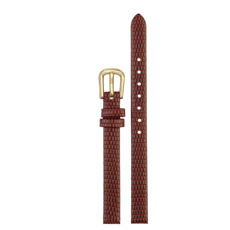 6mm 8mm 10mm 12mm 14mm 16mm Slim Genuine Watch Leather Strap Lizard Grain Women Watch Band High Quality Women Watch Band