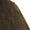 KETTY Long sleeve Boa liner with hood Leather coat M Brown Women Used