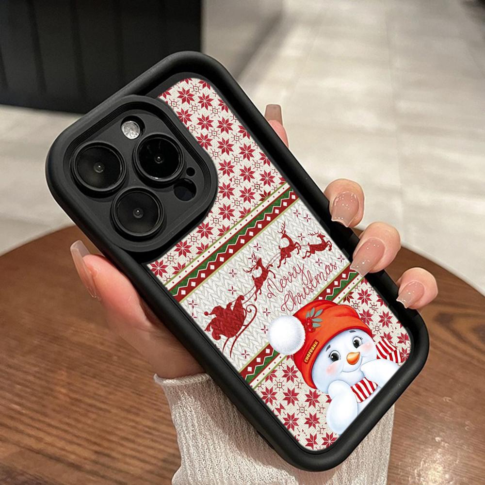 Sky Eye Ladder Soft Case for Samsung A06 A15 A25 A35 A55 S23 S24 FE All Samsung Models Phone Cases Silicone Cover NY29 Merry Christmas Christmas Tree