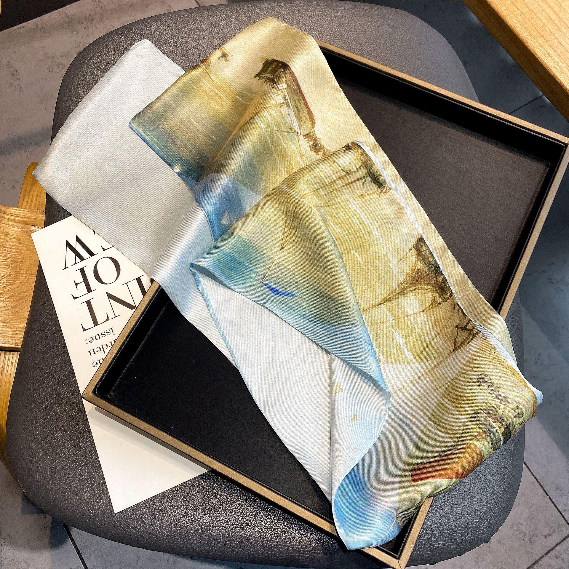 

Новый корейский стиль, антикварный шарфик с плоским углом, маленький, с модной отделкой ключиц, теплый шарф с повязкой на голову, галстук, сумка 17*150CM