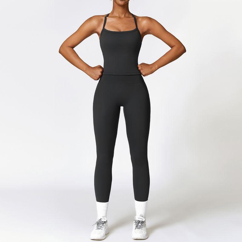 Guangzhou Zechuang Clothing Co., Ltd. European and American Tight Sanding Yoga Suit Quick-Drying Workout Clothes Winter Outdoor