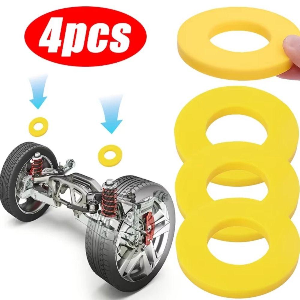 4Pcs Rubber Bearing Washer Universal Car Silence Pad Practical Bushing Dampers Vehicle Maintenance