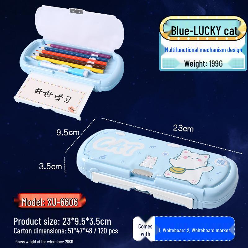 Adorable Large Capacity Multifunctional Pencil Case for Kindergarten Boys and Girls