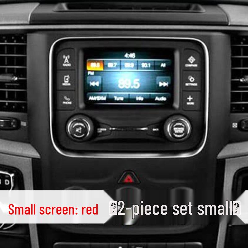 Compatible Decorative Ring for 19-22 Dodge Ram Audio AC Switch Knobs