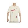 Men's Soccer Crew Neck Short Sleeve T-Shirt In Coconut Milk Color