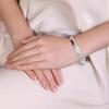 Luxury 925  Silver Open Bracelets For Women Elegant Peacock Opening Screen Bracelets Party Wedding Fine Jewelry Gifts
