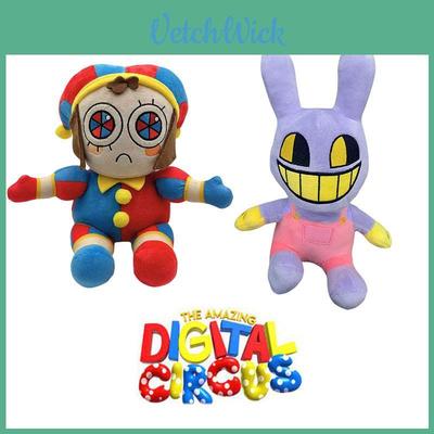 The Amazing Digitalcircus Plush Toy 20cm Height Short Plush Fabric Pp Cotton Filling Perfect Children's Gift