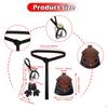 5 Pieces Medieval Belt Bag Skirt Hikes Bottle Faux Leather for Fantasy Events