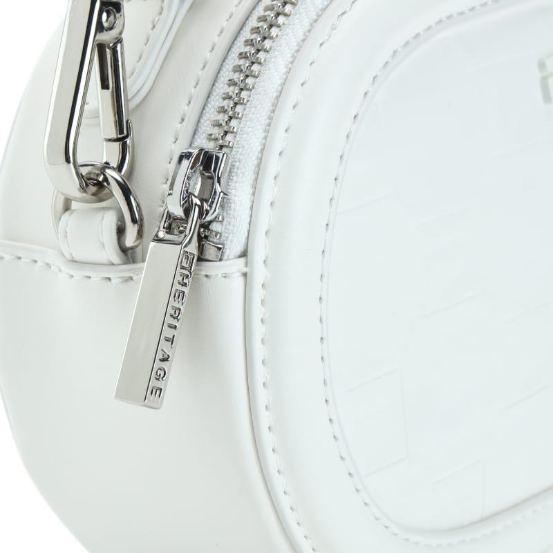 New FILA Plain Weave PU Handbag, Crossbody Bag, Crossbody Bag Trumpets Women's White F13W338169F-WT