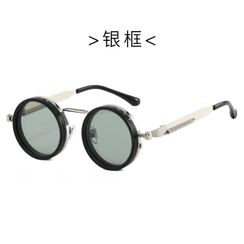 Handmade camera ND glasses Sunglasses Industrial punk style Multi-gear adjustable polarizing function Advanced rotating glasses
