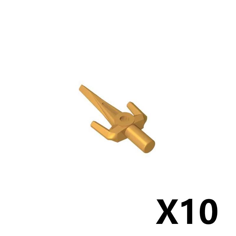 MOC Armes Médiévales Accessoire Briques Soldat Figurine Chapeau de Cow-boy Fusil de Chasse Arbalète Lance Armure Casque Masque Brique Jouet