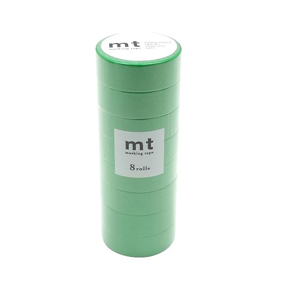 Kamoi Kakoshi mt Masking Tape 8P, Width 15mm x 7m, 182 Green MT08P182R B09B9PRP7L