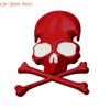 Y4UA Unique Skull & Crossbones Skull Metal Decals Metal Emblems Car Accessories