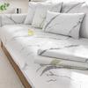 Summer Ice Silk Sofa Cover Non-slip Solid Color Sofa Mat Living Room Universal Corner Couch Slipcovers Armrest Backrest Towel