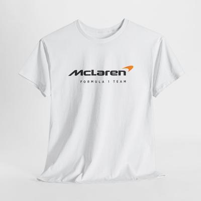 McLaren Formula 1 Tričko – Unisex Závodní Bavlněné Tričko pro Muže Ženy nebo F1 Fanoušky