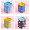 Square Tinplate Piggy Bank Cartoon Coin Cash Storage Jar Container Children Money Saving Box Decoration Boys Girls Gift