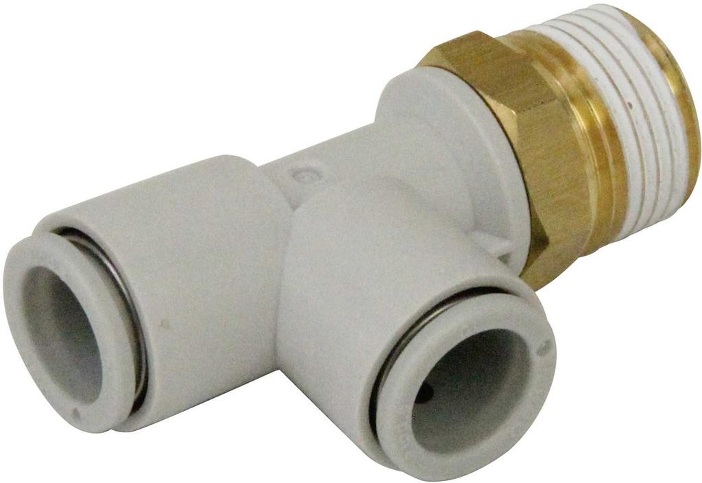 SK11 pipe service tee union for (SK11) One-touch fitting, tubing, KQ2Y10-03AS