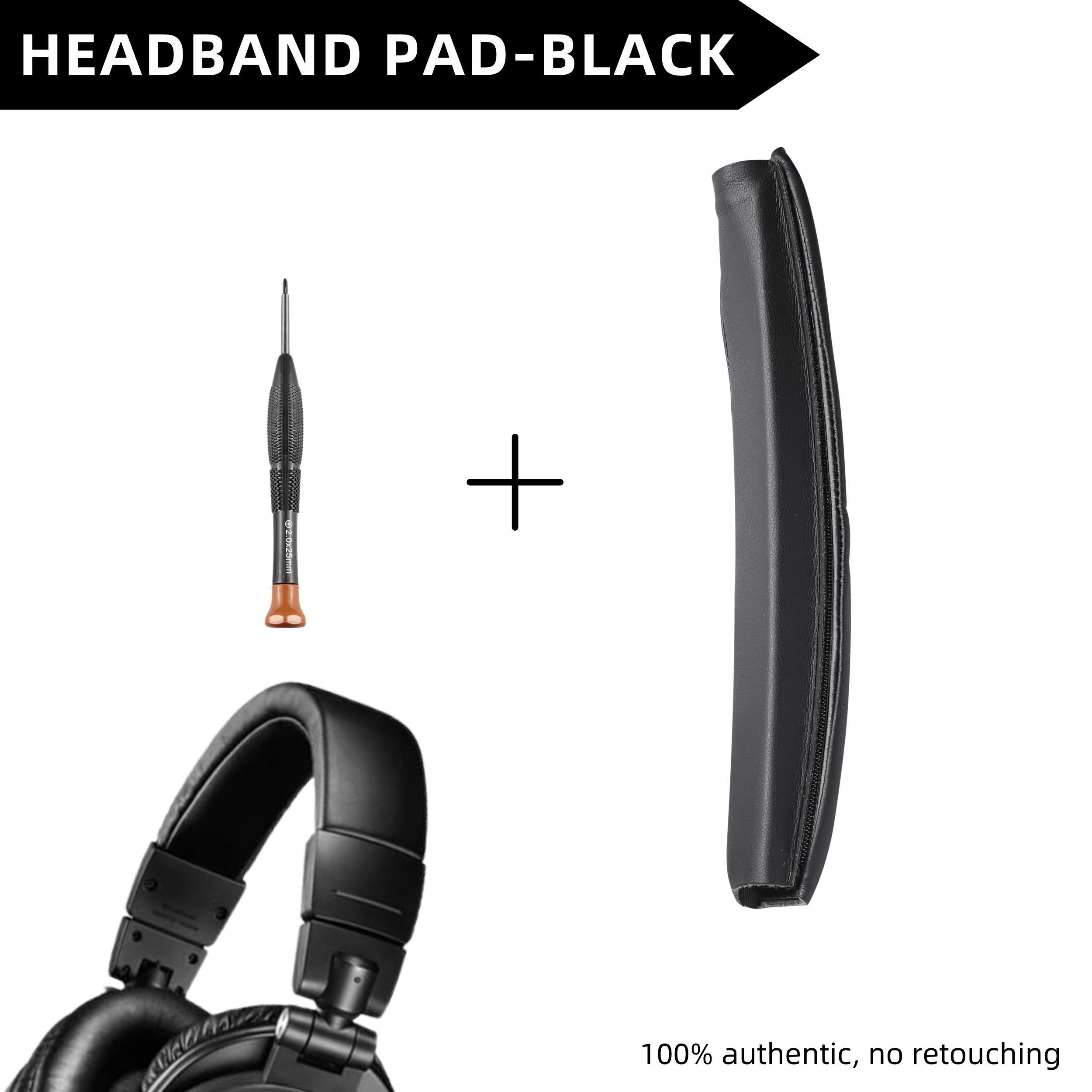 Audio Technica ATH M50 Series Headphone Accessories Durable Protein Leather Headband Cover for M50X M50XWH M50XBT M50XBT2 for  ATH M50 M50X  M50XWH M50XBT M50XBT2 M50S/LE чёрный