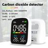 Portable LCD Air Quality Meter 3 In 1/8 In1 WiFi PM1.0 PM2.5 PM10 CO2 TVOC HCHO Temperature and Humidity Tester with Voice Alarm