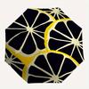 1pc Lemon Pattern Automatic Open/Close Umbrella with One Touch Button, Compact Folding Canopy, Sturdy 8 Rib Windproof Design   Lightweight  12