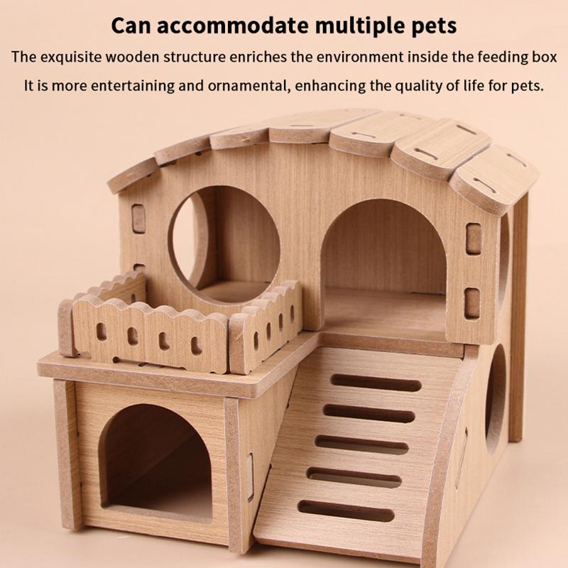 Hračky pro křečky Dřevěný most Houpačka Hračky Aktivita pro malá zvířata Lezecká hračka DIY Příslušenství do klece pro křečky