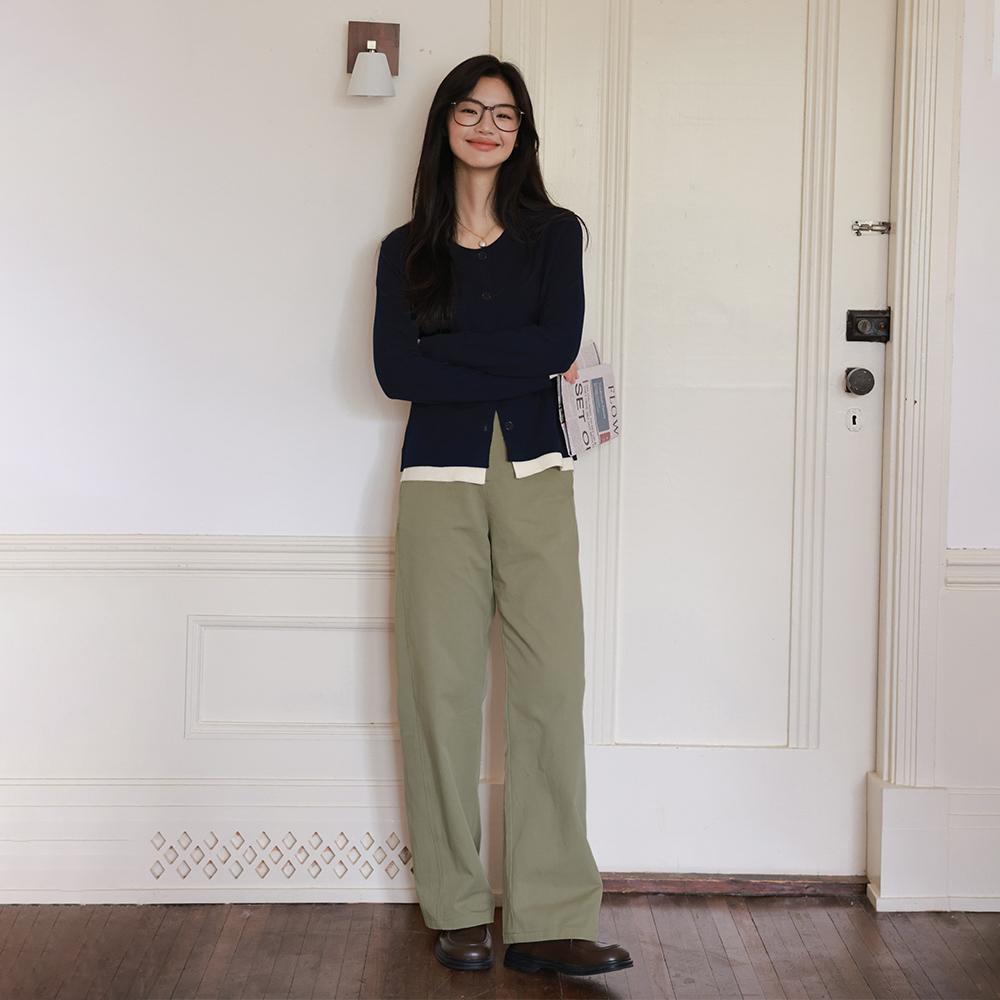Laengsseon Ls_Straight Khaki Pants