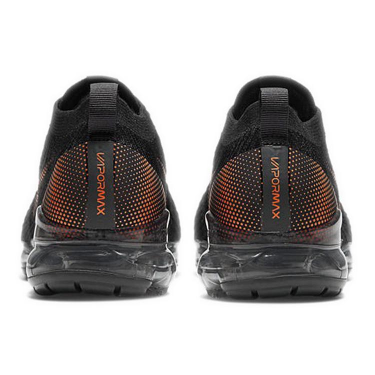Nike Air VaporMax Flyknit 3 Black Total Orange Dark Smoke Grey CU1926-001