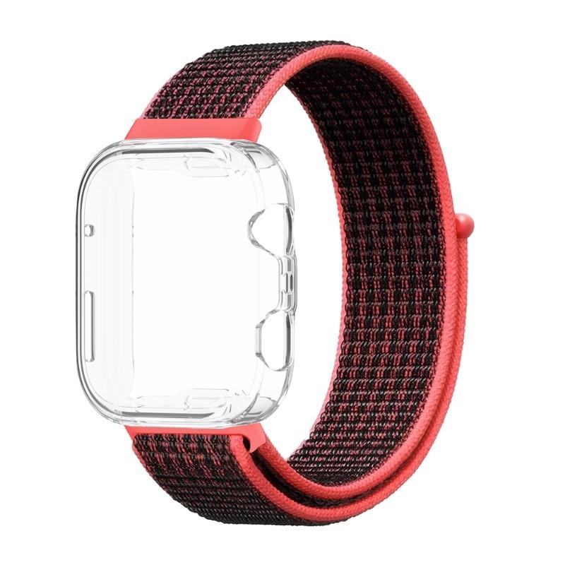 Nylon Loop Strap Sport Wristband with TPU Case Cover For Huawei Watch Fit 4 Fit4 Pro Fit 3