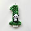 Panda Digital Candle Cute Panda Birthday Cake Party Candle Independent Packaging Simple Transparent