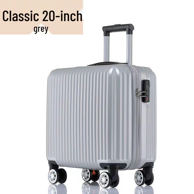 Women's Mini Suitcase 18" & 20" Student Carry-On: Aluminum Frame, Sturdy, Compression-Resistant Trolley Case.