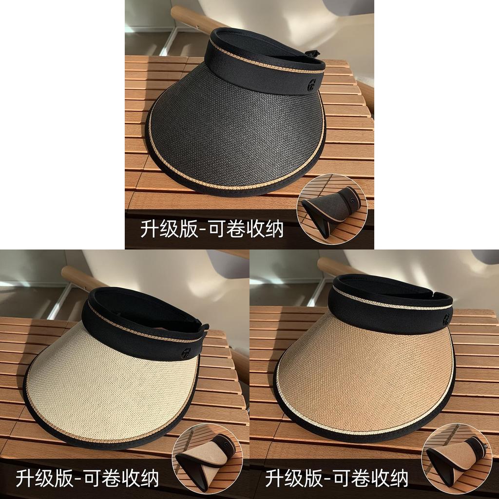 Summer Women's Wide Brim Straw Sun Hat For Uv Protection Stylish And Adjustable