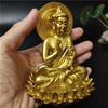 Golden Buddha Statue Hindu God Sculpture Figurines Ornaments Resin Craft Lucky Gifts Wealth For Home Decoration Buddha Statues